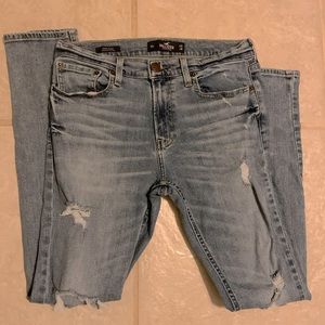 Mens 31/32 Hollister super skinny ripped jeans